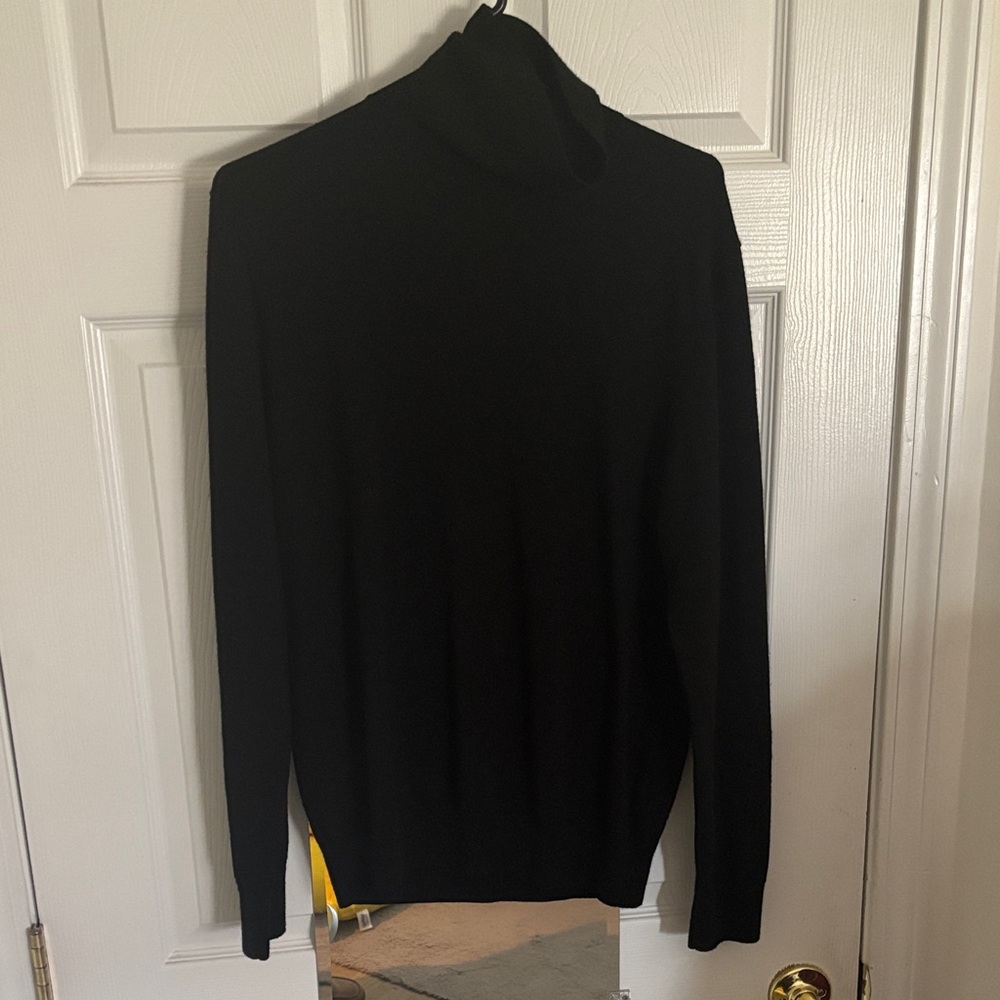 Club Monaco Black Men's Turtleneck Sweater